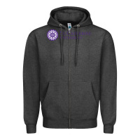 Charcoal Heather st. catherine university Zipper Hoodie - linhVisuals