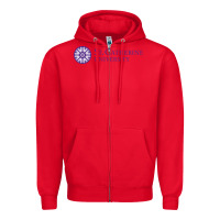 Red st. catherine university Zipper Hoodie - linhVisuals