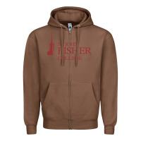 Chestnut st. john fisher collage Zipper Hoodie - linhVisuals
