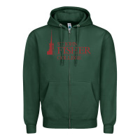 Sports Green st. john fisher collage Zipper Hoodie - linhVisuals