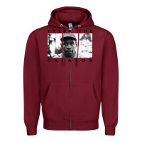 Burgundy tyler the creator Zipper Hoodie - linhVisuals