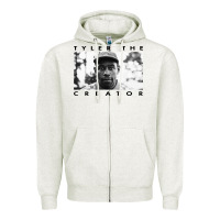 Oatmeal Heather tyler the creator Zipper Hoodie - linhVisuals