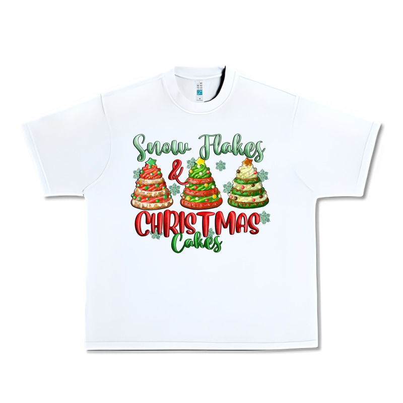 Snow Flakes And Christmas Cakes Urban Heavy Tee by FaDigitalArtStudio | Teevron