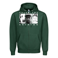 Sports Green tyler the creator Zipper Hoodie - linhVisuals