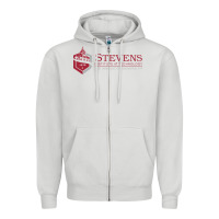 Dove Grey stevens institute of technology Zipper Hoodie - linhVisuals