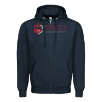 Navy stevens institute of technology Zipper Hoodie - linhVisuals