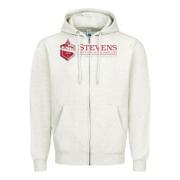 Oatmeal Heather stevens institute of technology Zipper Hoodie - linhVisuals