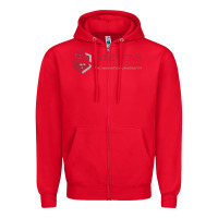 Red stevens institute of technology Zipper Hoodie - linhVisuals