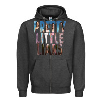 Charcoal Heather pretty little liars Zipper Hoodie - linhVisuals