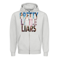 Dove Grey pretty little liars Zipper Hoodie - linhVisuals