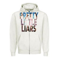 Oatmeal Heather pretty little liars Zipper Hoodie - linhVisuals