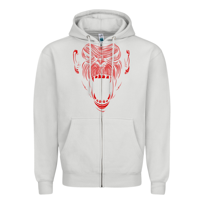 Primal Onnit T Chimp Zipper Hoodie by linhVisuals | Teevron