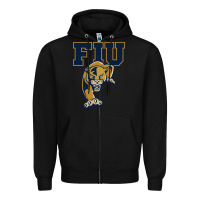 Black The fiu panthers Zipper Hoodie - linhVisuals