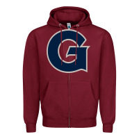 Burgundy The georgetown hoyas Zipper Hoodie - linhVisuals