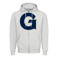 Dove Grey The georgetown hoyas Zipper Hoodie - linhVisuals