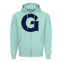 Seafoam The georgetown hoyas Zipper Hoodie - linhVisuals
