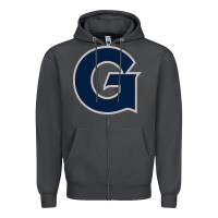 Smoke The georgetown hoyas Zipper Hoodie - linhVisuals