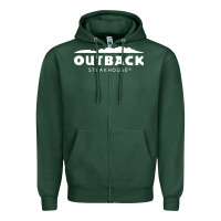 Sports Green Outback Steakhouse Zipper Hoodie - linhVisuals