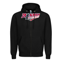 Black Talladega Superspeedway Zipper Hoodie - linhVisuals