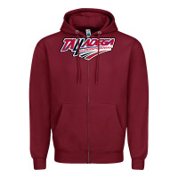 Burgundy Talladega Superspeedway Zipper Hoodie - linhVisuals