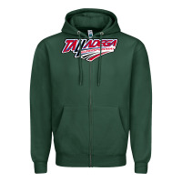 Sports Green Talladega Superspeedway Zipper Hoodie - linhVisuals