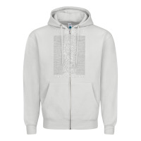 Dove Grey joy division Zipper Hoodie - linhVisuals
