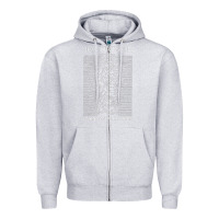 Heather Grey joy division Zipper Hoodie - linhVisuals
