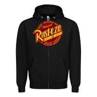 Black Rust Eze Zipper Hoodie - linhVisuals