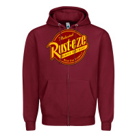 Burgundy Rust Eze Zipper Hoodie - linhVisuals