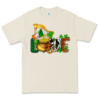 Bone St. Patrick's Love and golds Premium Tee - OliviaCreatesArt