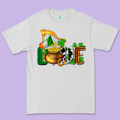 St. Patrick's Love And Golds Premium Tee Designed By Oliviacreatesart