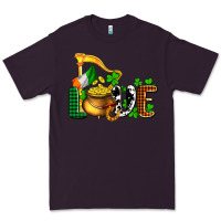 Plum St. Patrick's Love and golds Premium Tee - OliviaCreatesArt