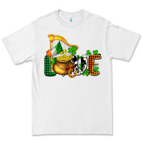 White St. Patrick's Love and golds Premium Tee - OliviaCreatesArt