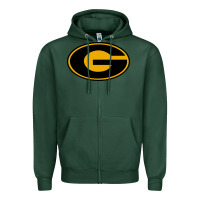 Sports Green The grambling state tigers Zipper Hoodie - linhVisuals