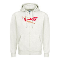 Oatmeal Heather princess diana virgin atlantic fly atlantic Zipper Hoodie - linhVisuals