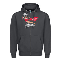 Smoke princess diana virgin atlantic fly atlantic Zipper Hoodie - linhVisuals