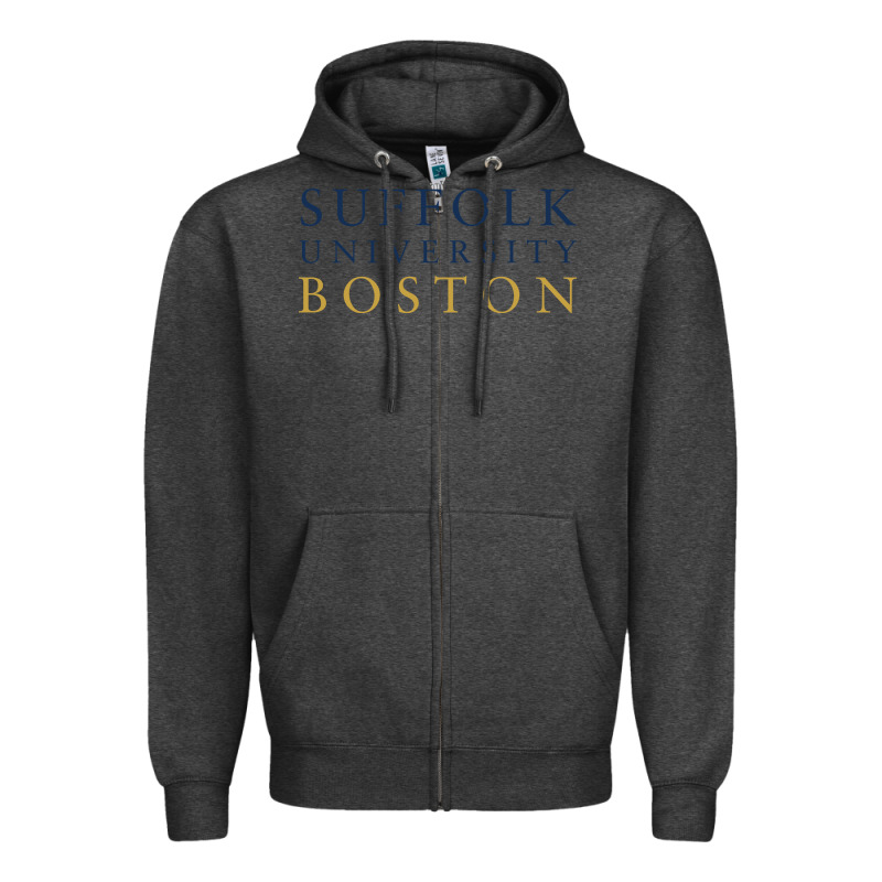 Suffolk University Zipper Hoodie by linhVisuals | Teevron