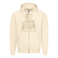 Sandshell vintage charles bukowski Zipper Hoodie - linhVisuals