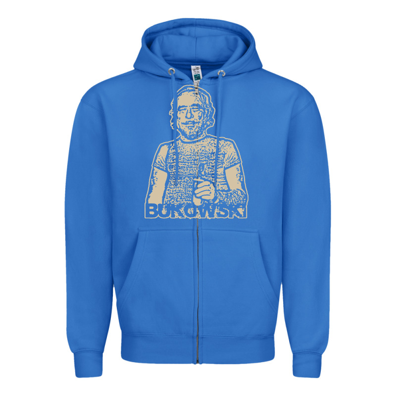 Vintage Charles Bukowski Zipper Hoodie by linhVisuals | Teevron