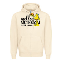 Sandshell mellow mushroom Zipper Hoodie - linhVisuals