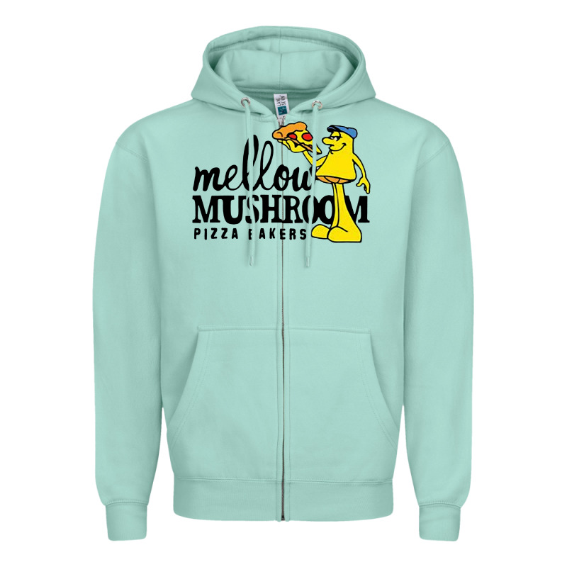 Mellow Mushroom Zipper Hoodie by linhVisuals | Teevron