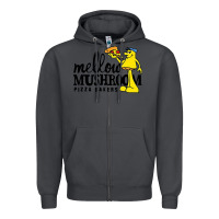 Smoke mellow mushroom Zipper Hoodie - linhVisuals