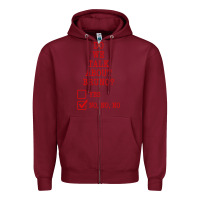 Burgundy we don’t talk about bruno Zipper Hoodie - linhVisuals