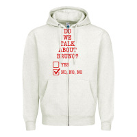 Oatmeal Heather we don’t talk about bruno Zipper Hoodie - linhVisuals
