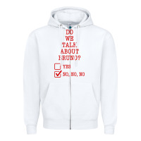 White we don’t talk about bruno Zipper Hoodie - linhVisuals