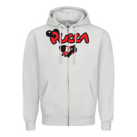 Dove Grey pucca and garu Zipper Hoodie - linhVisuals