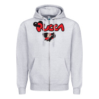 Heather Grey pucca and garu Zipper Hoodie - linhVisuals