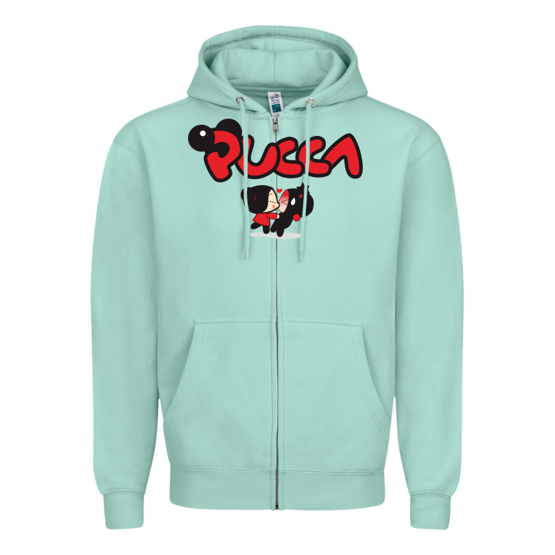Pucca And Garu Zipper Hoodie by linhVisuals | Teevron