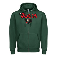 Sports Green pucca and garu Zipper Hoodie - linhVisuals