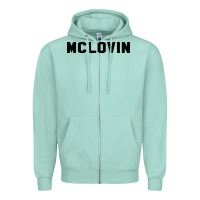 Seafoam mclovin novelty humor Zipper Hoodie - linhVisuals